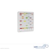 T-Karten Planer 8 Spalten und 32 Schlitze 60x53 cm