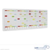 T-Karten Planer 24 Spalten, 32 Schlitze 60x146 cm