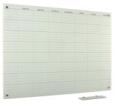 Whiteboard Glas Solid 8-Wochen Mo-So 100x150 cm