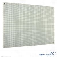 Whiteboard Glas Solid Karo 1x1 cm 45x60 cm