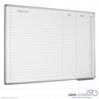 Whiteboard Tagesplaner To-do-Liste 100x150 cm