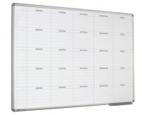 Whiteboard Wochenplaner 5-Wochen Mo-Fr 120x150 cm