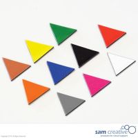 Whiteboard Magnetsymbole Dreieck 2 cm gelb