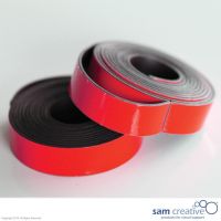 Whiteboard Magnetband 10mm Rot, 2x 100cm