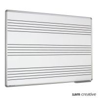 Whiteboard Notenlinien 60x90 cm